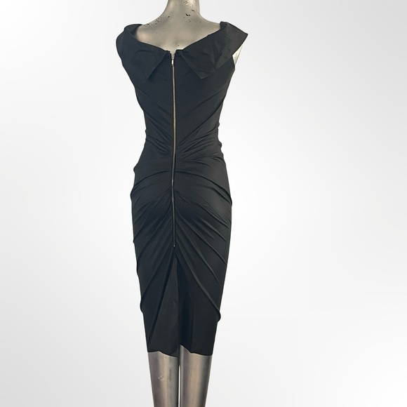 Very Elegant Aida Black Sleeveless Dress in size 4 - Picture 3 of 6